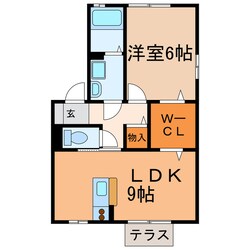 コートヴィレッジⅡの物件間取画像